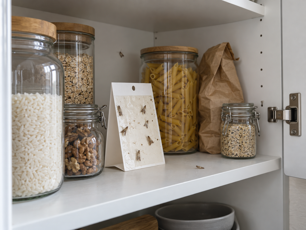 Pheromonfalle im Küchenschrank