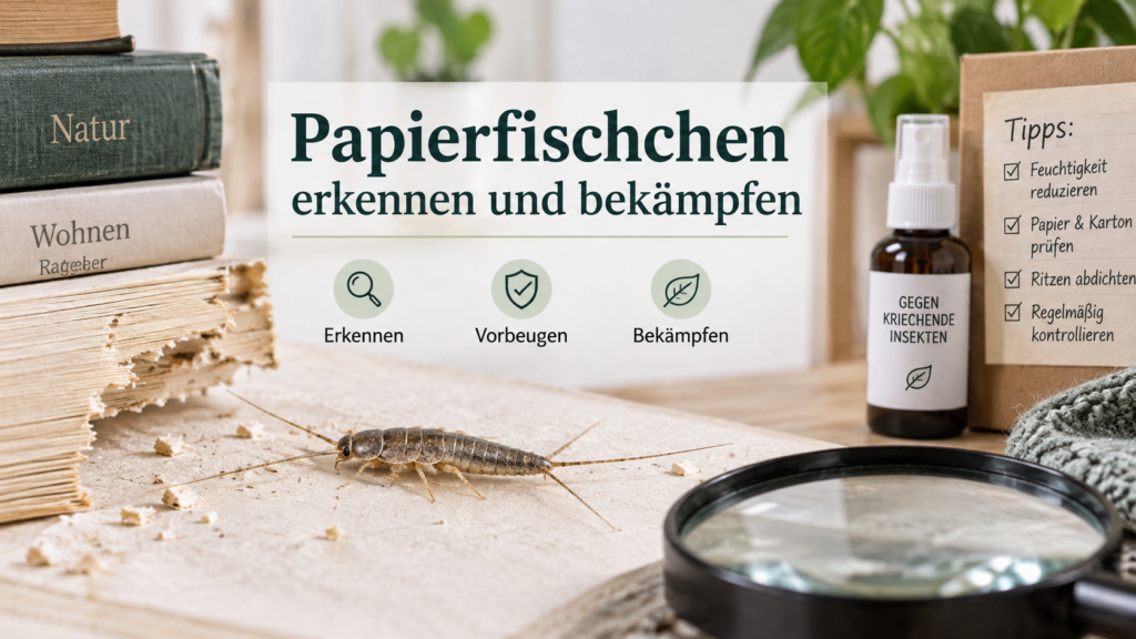 Papierfischchen erkennen und bekämpfen